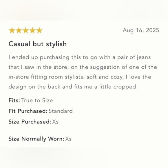 NWT Size XS - Anthropologie 100% Cotton Embroidered Blue Sweatshirt - Picture 11 of 16